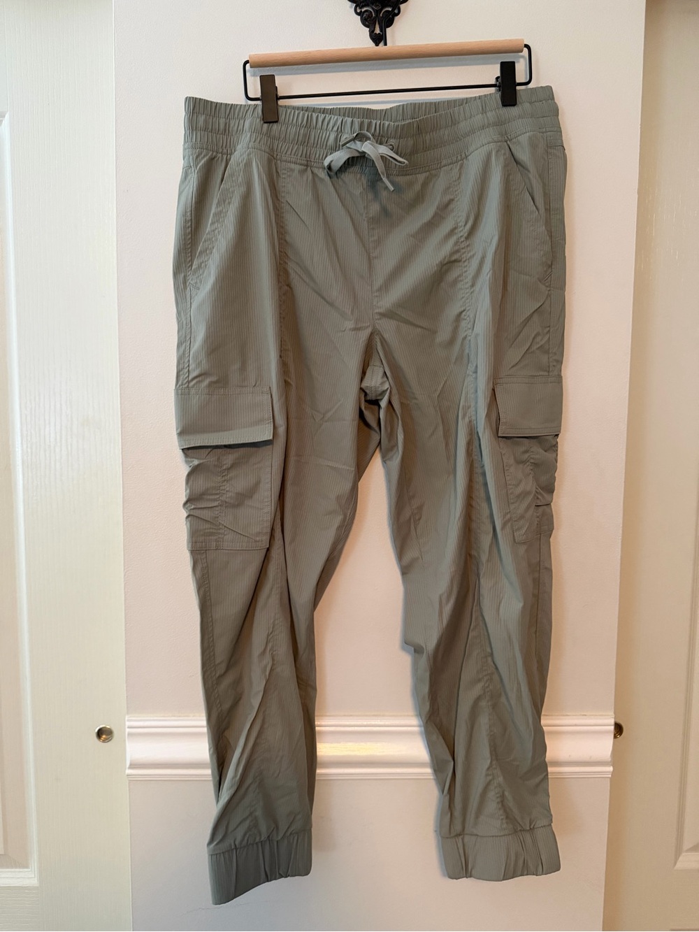 Women's Olive Green Track Pants - Lightweight Everyday Joggers